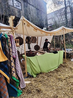 Germanen Lagergruppe in Seifersdorf