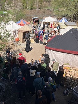 Fechtgruppe in Seifersdorf